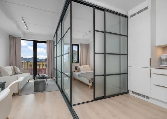 Sleek 1bd With Sea View & Balcony * Tromsø