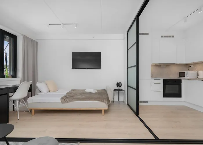 Sleek 1bd With Sea View & Balcony * Tromsø